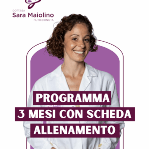 Programma Nutrizionale 3 Mesi con Scheda Allenamento